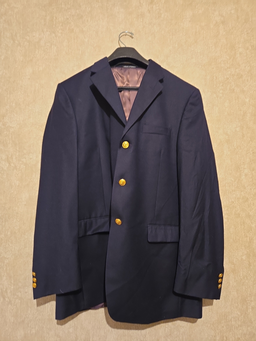 Lyle & Scott Navy Blazer with Gold Buttons